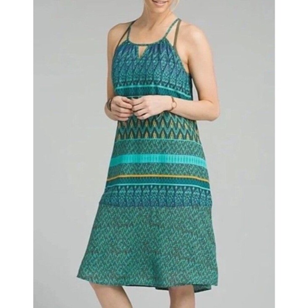 PrAna Green Nari Sundress/Swim Coverup Green Laurel Large Dress L